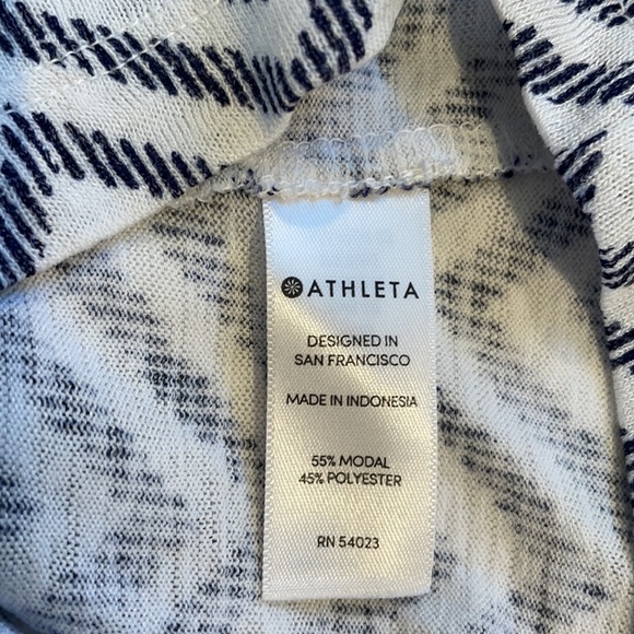 Bundle of 2 Athleta Breezy Printed Muscle Tanks - Picture 7 of 9